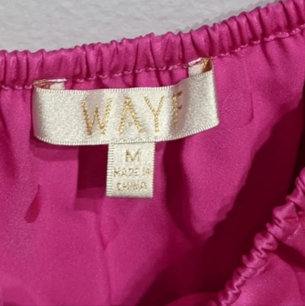 Wayf PINK "Dawn" Color pattern: magenta dots, Long Sleeve, perfect for Spring - Picture 6 of 11